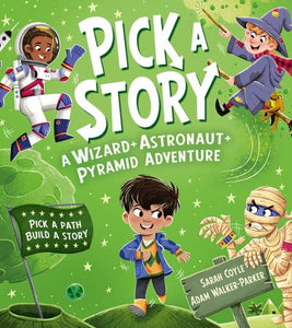 A wizard + astronaut + pyramid adventure
