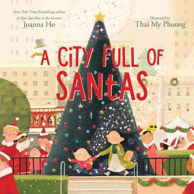 A city full of Santas