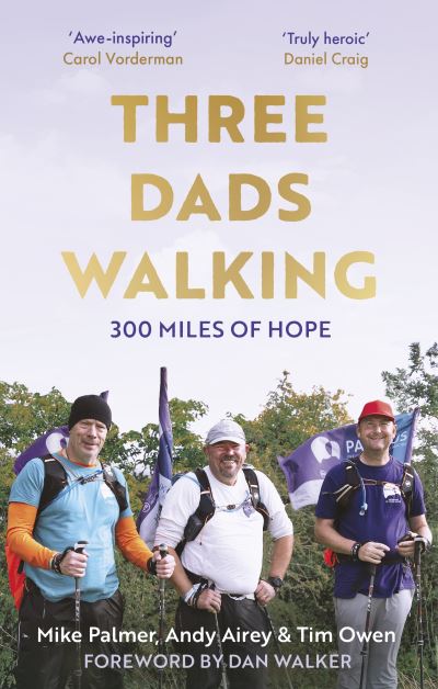 Three dads walking