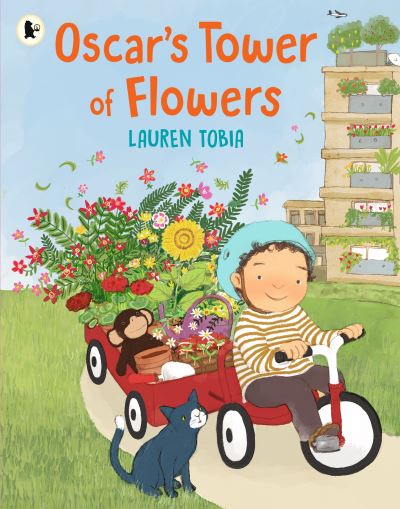 Oscar's tower of flowers
