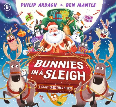 Bunnies in a sleigh