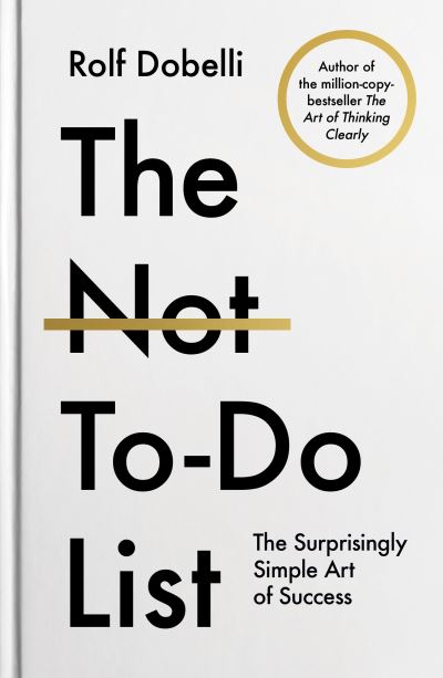 The not-to-do list
