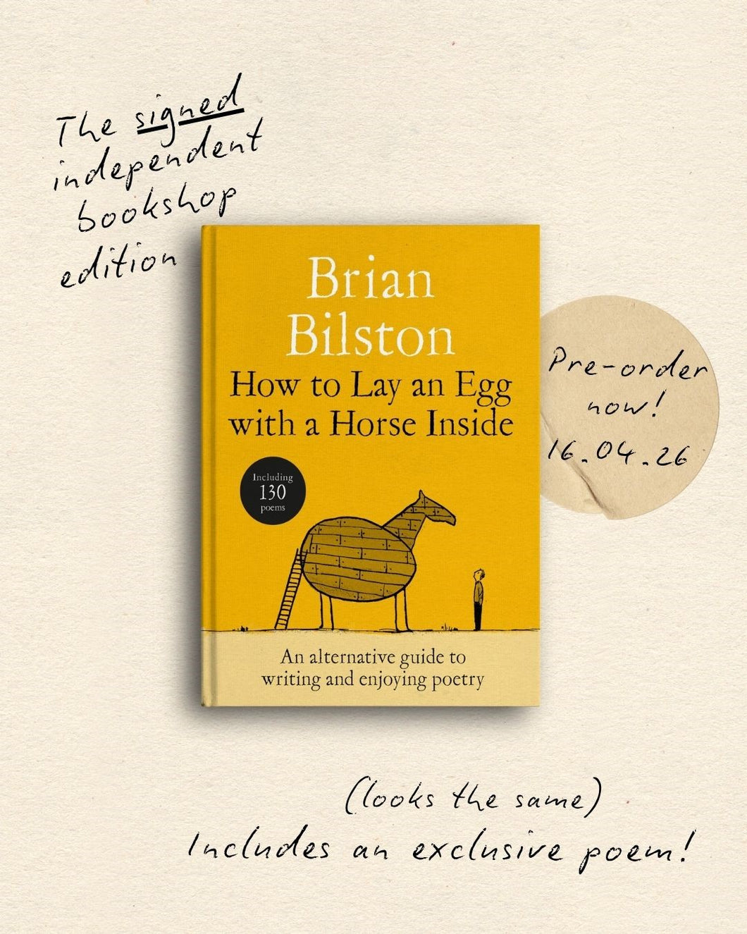 How to Lay an Egg with a Horse Inside  An Alternative Guide to Writing and Enjoying  Poetry  Brian Bilston