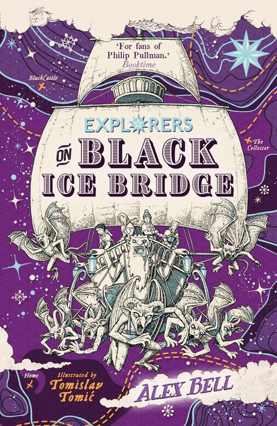 Explorers On Black Ice Bridge
