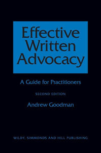 Effective written advocacy