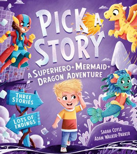 A superhero + dragon + mermaid adventure
